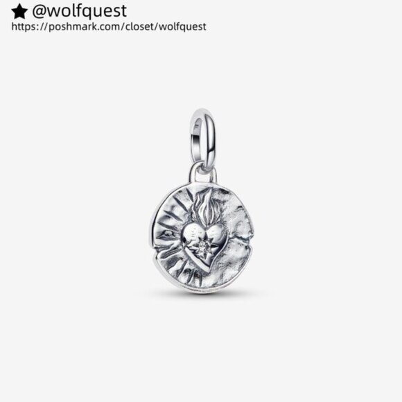 Pandora Cats & Hearts Dangle Charm - Picture 1 of 6